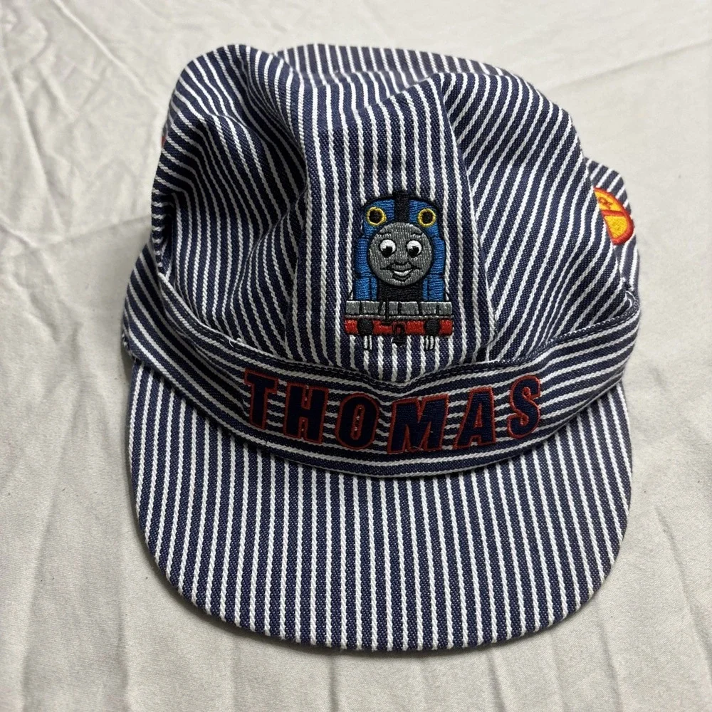 Thomas the tank & friends-conductor train‎ engineer striped cap hat 2008